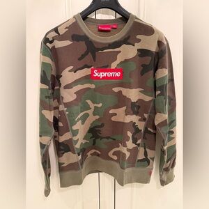 Supreme Box Logo Crewneck Camo